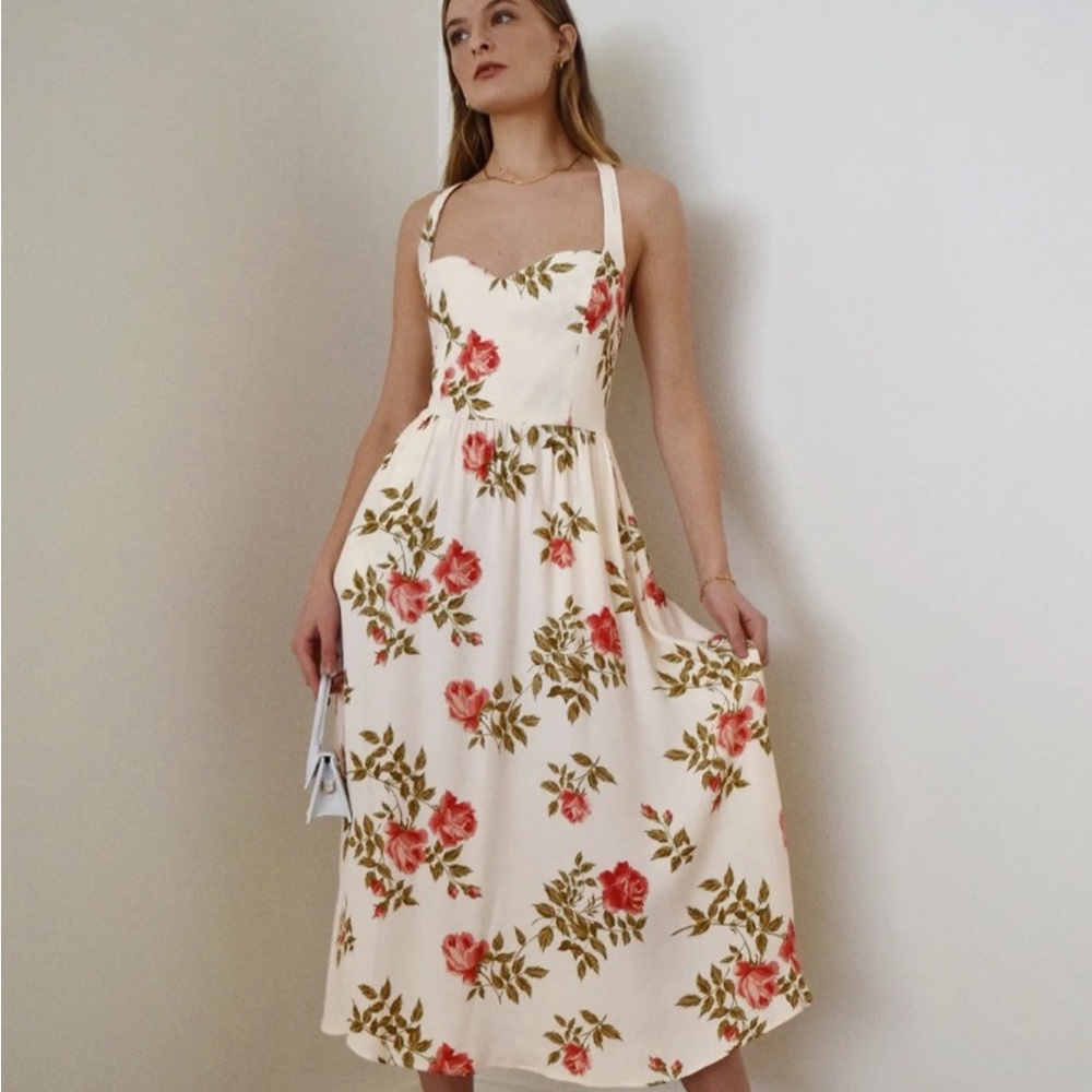 Reformation Floral Sundress size 8